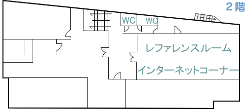 取手図書館館内図２