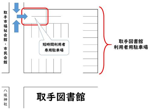 短時間利用者専用駐車場マップ