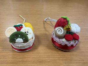 ケーキストラップ作り